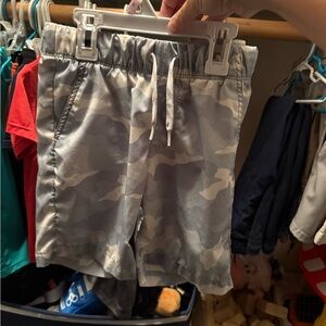 Old Navy Gray Camouflage Shorts